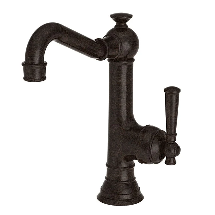 Bar Faucet Jacobean 1 Lever ADA Antique Copper Rotating Brass Spout Height 7-3/4 Inch 1.8 Gallons per Minute - Frankwebs