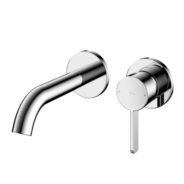 Lavatory Faucet GF Wall Mount Short 1 Lever ADA CALGreen/WaterSense Brushed Nickel 1.2 Gallons per Minute - Frankwebs