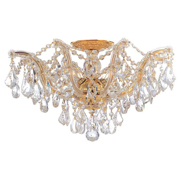 Maria Theresa Five-Light Semi-Flush Mount Ceiling Fixture - Frankwebs
