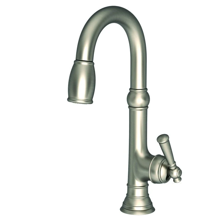 Bar Faucet Jacobean 1 Lever ADA Flat Black Pull Down Swivel Brass Spout Height 7-3/4 Inch 1.8 Gallons per Minute - Frankwebs