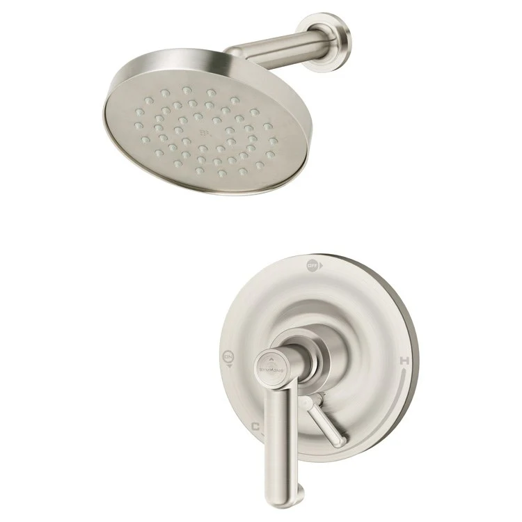 Shower Trim Museo Round with Integral Volume Control 2 Lever Polished Chrome ADA 1.5 Gallons per Minute 1 Function Round Showerhead - Frankwebs