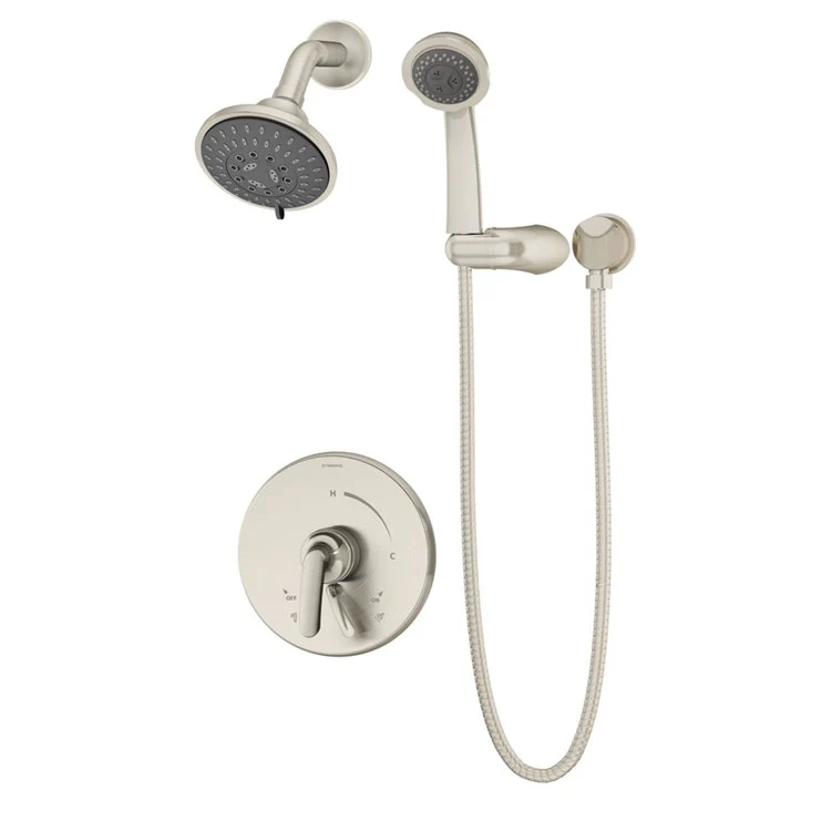 Shower Trim Elm 1 Lever Satin Nickel 2.0 Gallons per Minute Round 5 Function for Temptrol Pressure Balancing Valve - Frankwebs