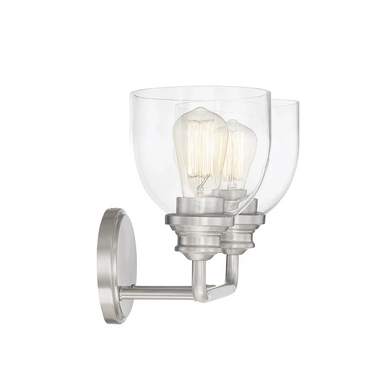 Vale Two-Light Bathroom Vanity Fixture - Frankwebs