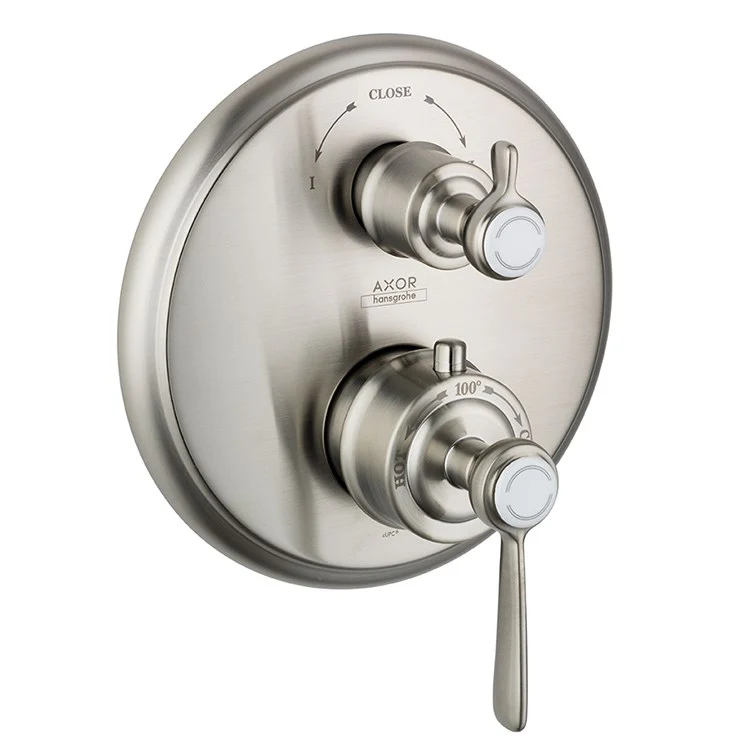 AXOR Montreux Thermostatic Valve Trim with Volume Control/Diverter - Frankwebs
