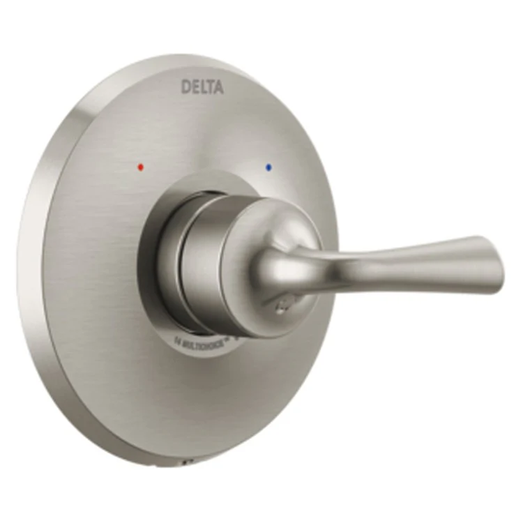 Valve Trim Kayra Monitor 14 1 Lever Brilliance Stainless ADA for MultiChoice Universal Rough-In Valve R10000 Series - Frankwebs