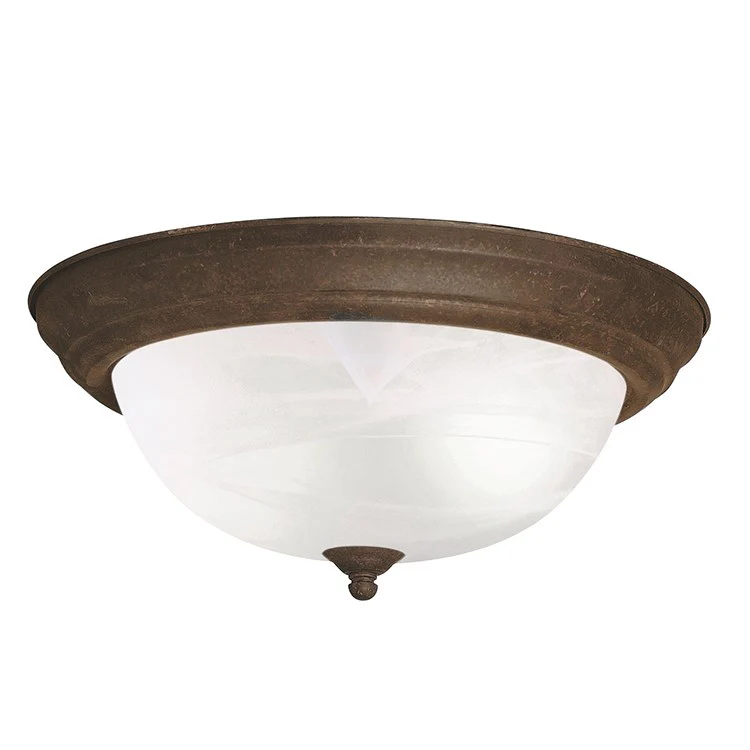 Two-Light Flush Mount Ceiling Fixture - Frankwebs