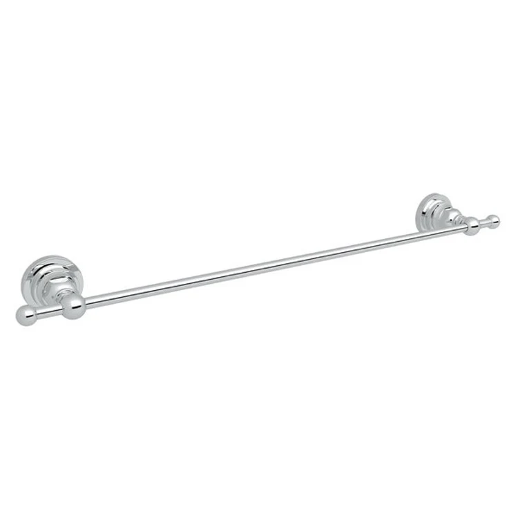Towel Bar San Giovanni 18 Inch Single Satin Nickel Brass Wall Mount - Frankwebs