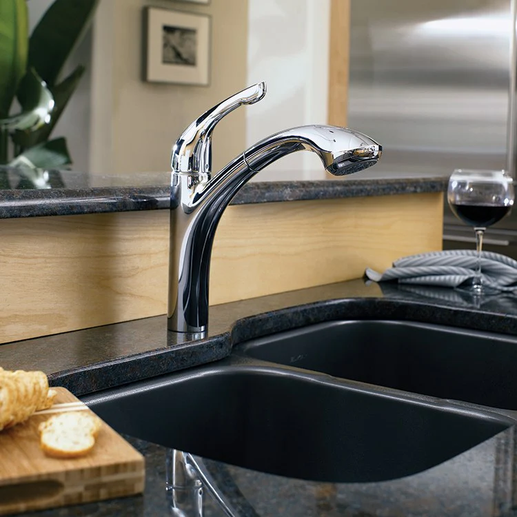 Allegro E Single Handle Pull Out Kitchen Faucet - Frankwebs