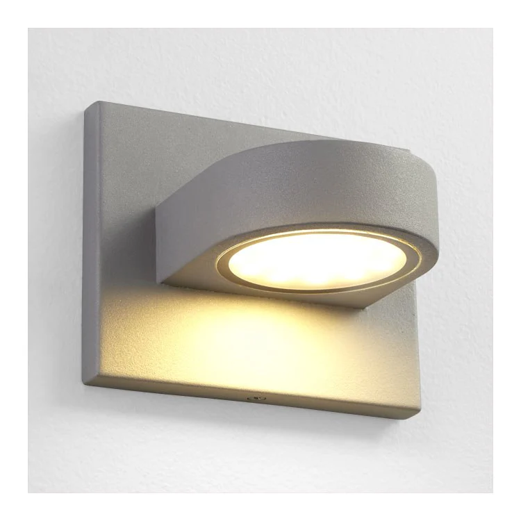 Eris Single-Light Outdoor Wall Sconce - Gray - Frankwebs