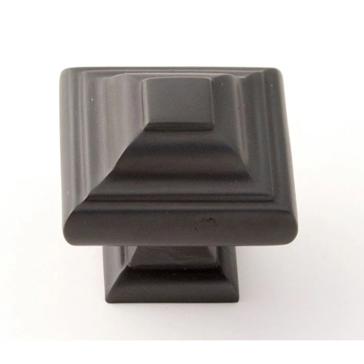 Knob Geometric Square Polished Chrome Brass 1-1/4 Inch 1-1/4 Inch 3/4 Inch - Frankwebs