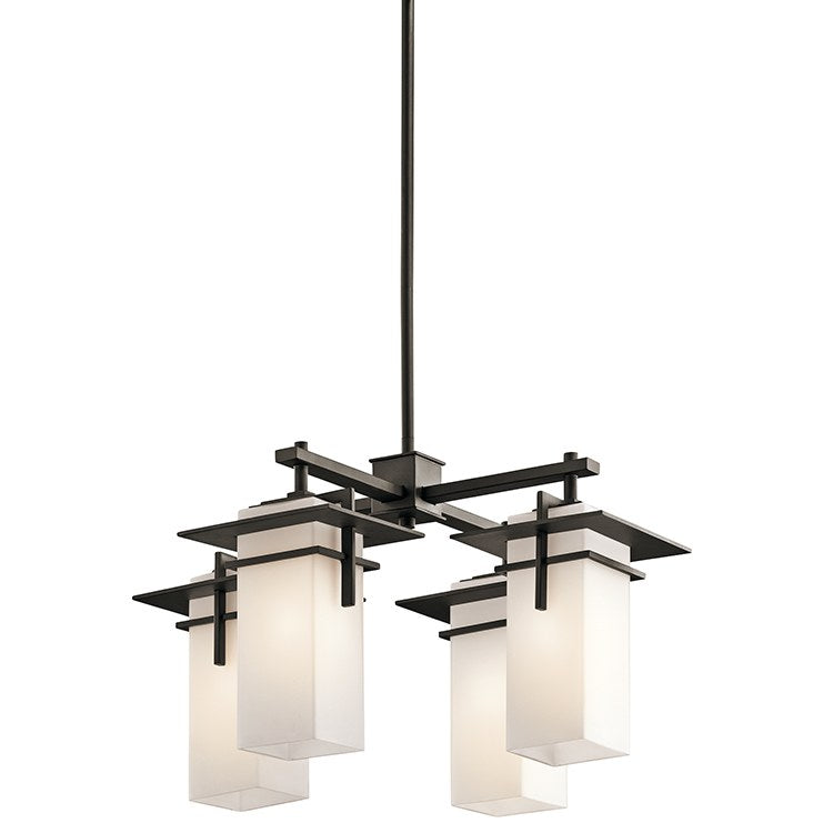 Caterham Four-Light Indoor/Outdoor Chandelier - Frankwebs
