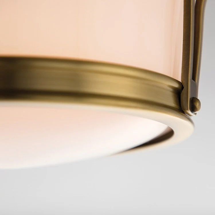 Newport Two-Light Flush Mount Ceiling Fixture - Frankwebs