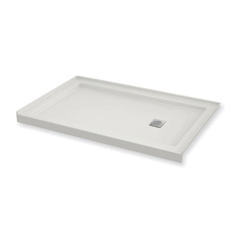 Shower Base B3 Square Drain/Corner Left White 60L x 30W Inch Acrylic Left - Frankwebs