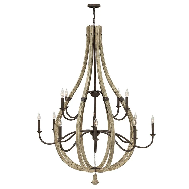 Middlefield Twelve-Light Two-Tier Chandelier - Frankwebs