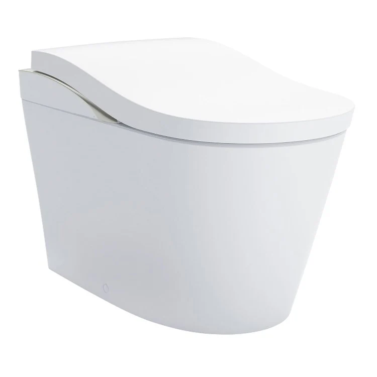 Toilet Neorest LS 1 Piece Integrated Smart Cotton/Nickel Elongated WaterSense/CALGreen ADA 0.8/1.0 Gallons per Flush 12 Inch Rough - Frankwebs