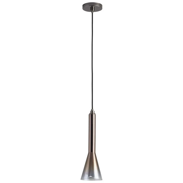 Liberty Single-Light LED Mini Pendant with Coffee Ombre Glass Shade - Frankwebs