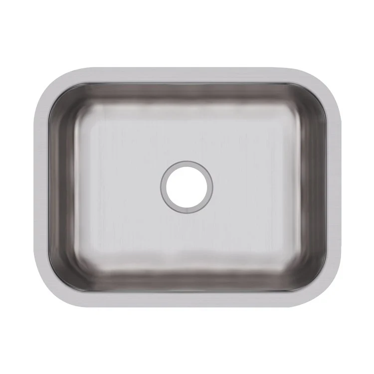 Kitchen Sink Dayton 23.5 x 18.25 Inch Single Bowl Soft Satin Undermount - Frankwebs