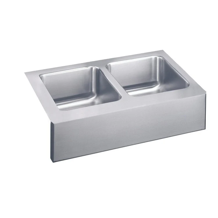 Sink Kit Lustertone Classic Equal 33 x 20.5 Inch Double Bowl Lustrous Satin One LKWOBG1316SS Bottom Grid One LK99 Drain 10 Inch - Frankwebs