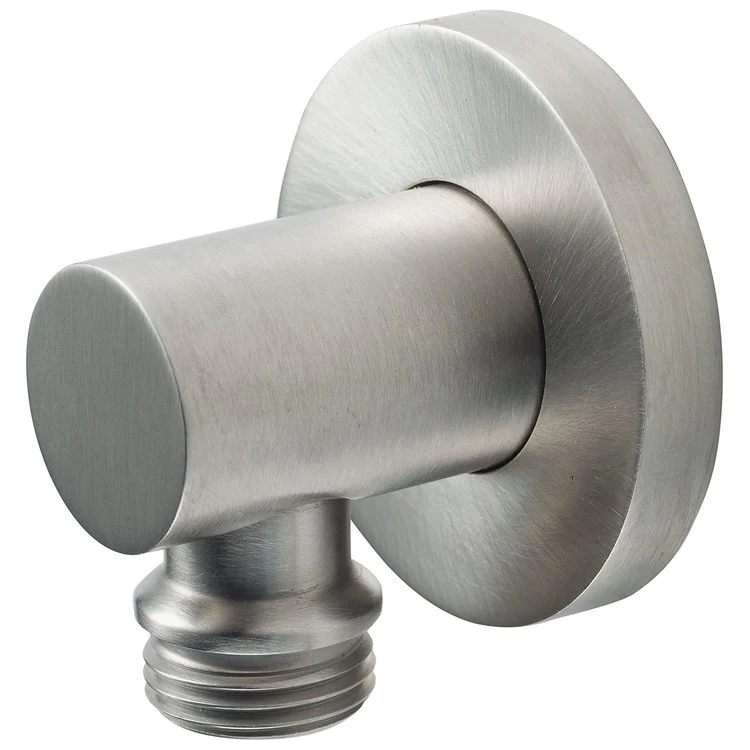 Contemporary Supply Elbow with Round Base - Polished Chrome - Frankwebs