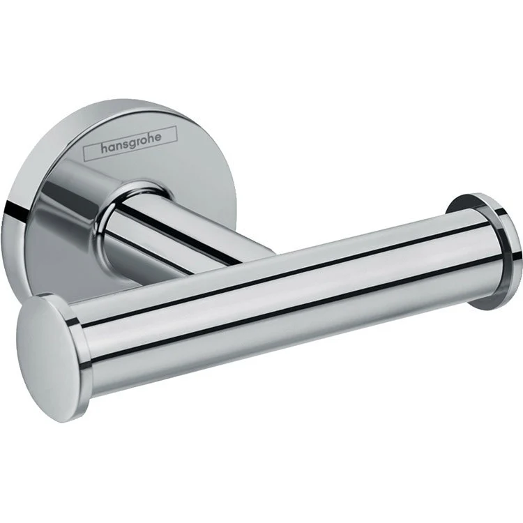 Towel Hook Logis Dual Chrome Wall Mount Brass/Metal - Frankwebs