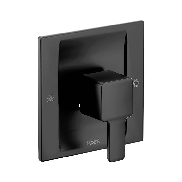 Pressure Balance Valve Trim 90 Degree Posi-Temp 1 Lever Matte Black ADA for 62300 2500 Valve - Frankwebs