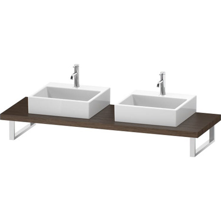 Lavatory Console L-Cube Linen Double Basin 31-1/2 x 21-5/8 Inch 1-3/4 Inch - Frankwebs
