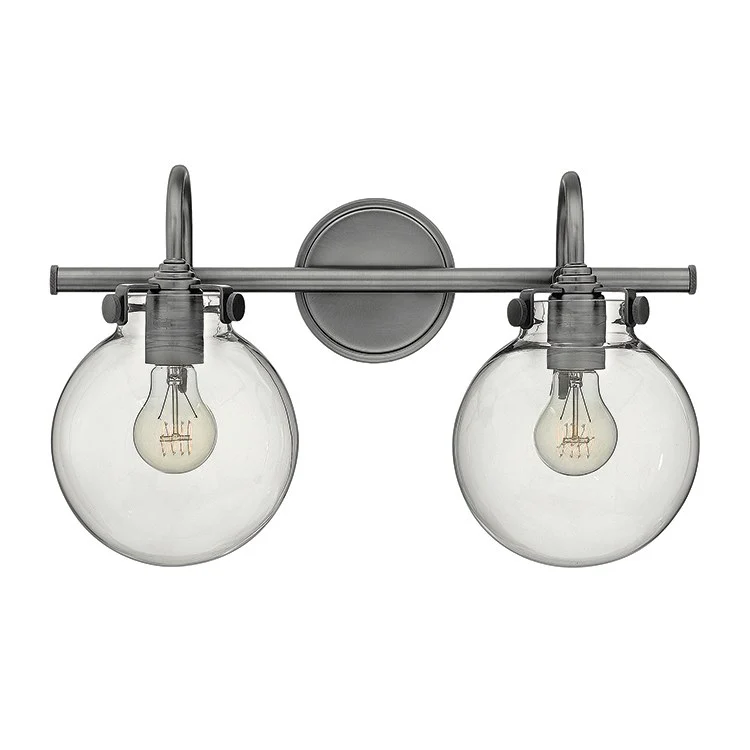 Congress Two-Light Bathroom Lighting Fixture - Frankwebs