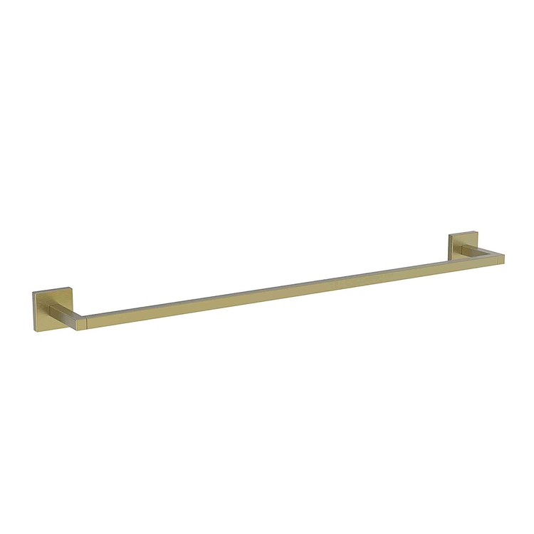 Towel Bar Cube 2 24 Inch Square Plate Flat Black Brass 3-1/4 Inch - Frankwebs