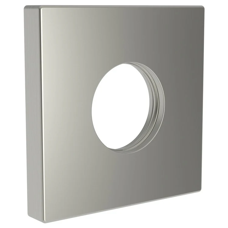 Shower Arm Flange Square Midnight Chrome 2-1/2 Inch Brass - Frankwebs
