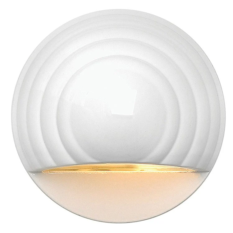 Single-Light Round Halogen Eyebrow Deck Sconce - Frankwebs