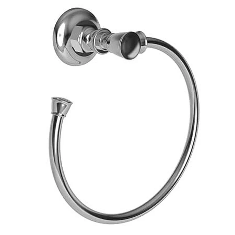 Towel Ring Vander 7-5/16 Inch Open Midnight Chrome Brass 3-3/16 Inch - Frankwebs