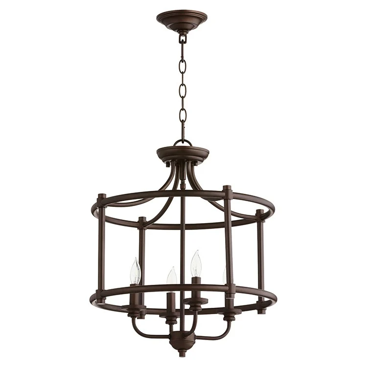 Rossington Four-Light Convertible Semi-Flush Mount Ceiling Fixture/Pendant - Frankwebs
