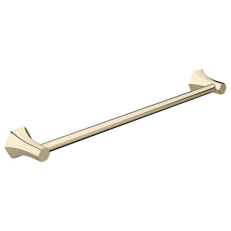 Towel Bar Locarno 24 Inch Single Brushed Gold Optic Metal 3-1/2 Inch - Frankwebs