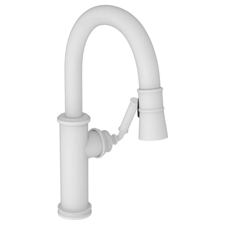 Taft Single Handle Pull Down Bar/Prep Faucet - White - Frankwebs