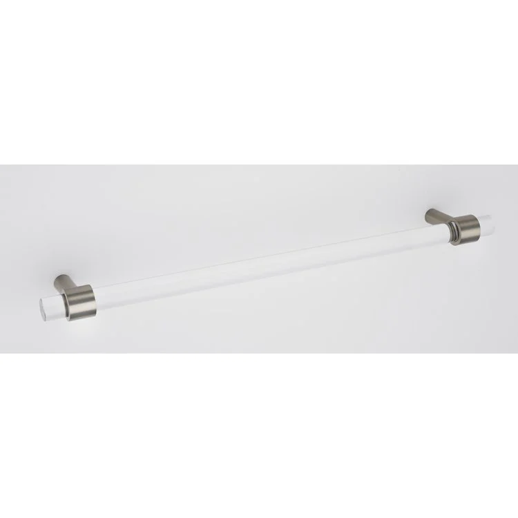 Pull Contemporary Acrylic Satin Nickel Brass 18 Inch 20 Inch 2-1/4 Inch - Frankwebs