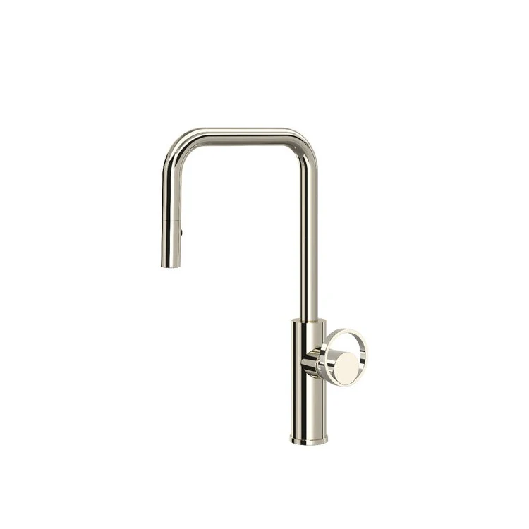 Kitchen Faucet Eclissi Pull Down Less Handle Polished Nickel 1.75 Gallons per Minute - Frankwebs