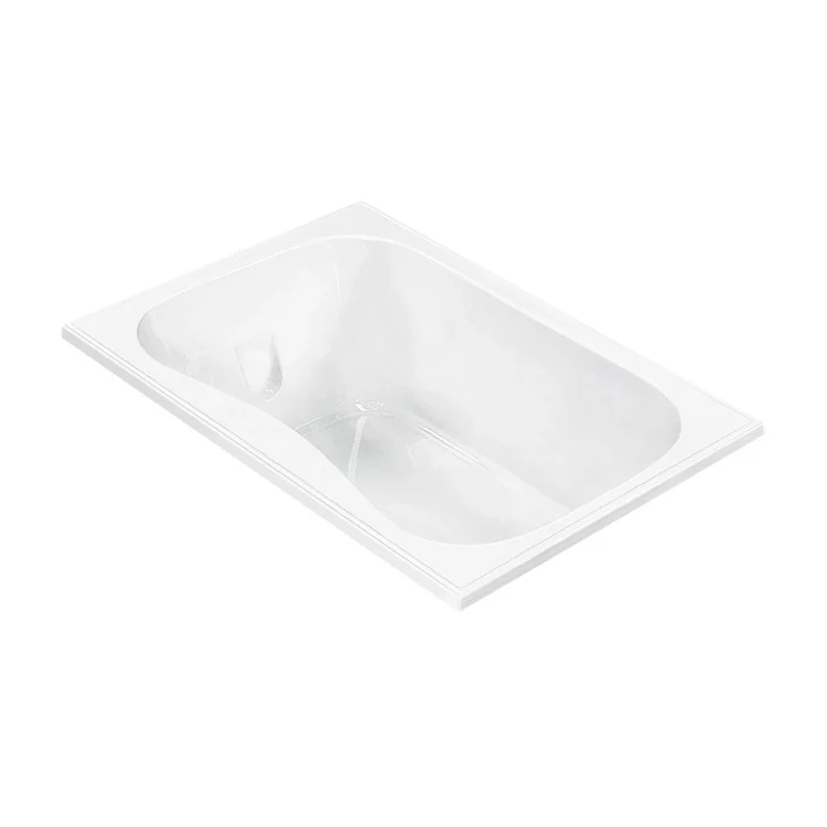 Whirlpool Tub Georgian 2 59.5 x 41.5 Inch Drop-In Ultra Whirlpool Center White Rectangular Acrylic CXL Gallons 59-1/2 Inch - Frankwebs