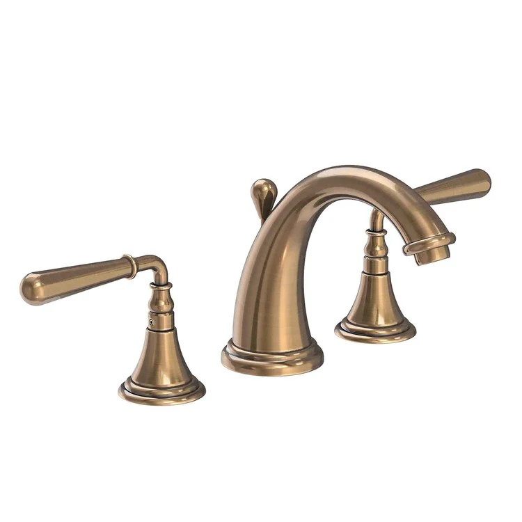 Lavatory Faucet Bevelle Widespread 8 to 20 Inch Spread 2 Lever ADA Satin Gold PVD 1.2 Gallons per Minute Brass Spout Height 4-1/8 Inch - Frankwebs