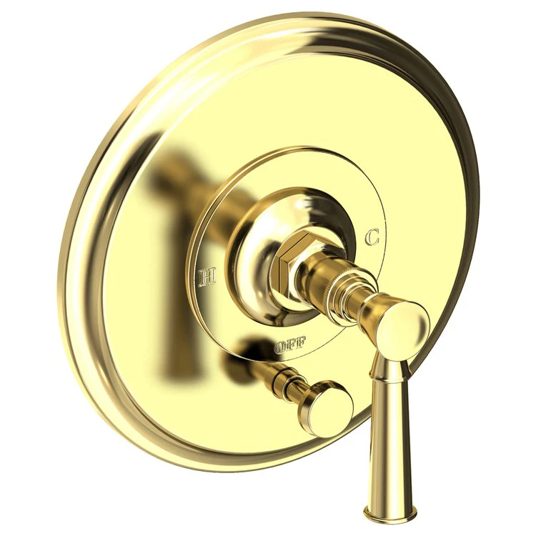Vander Pressure Balance Tub/Shower Valve Trim Only with Lever Handle - Aged Brass - Frankwebs