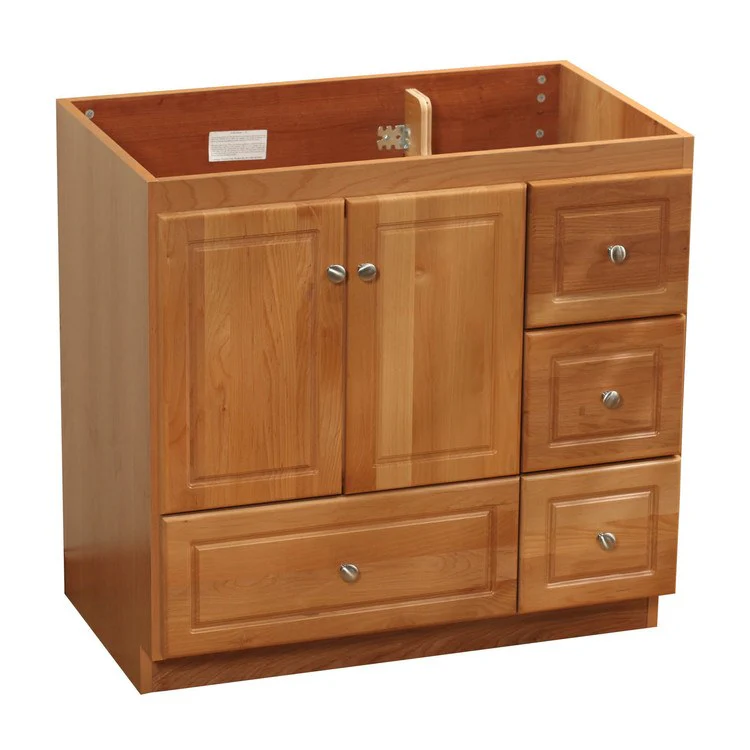 Simplicity 36IN Four Drawer Vanity Cabinet Only - Frankwebs