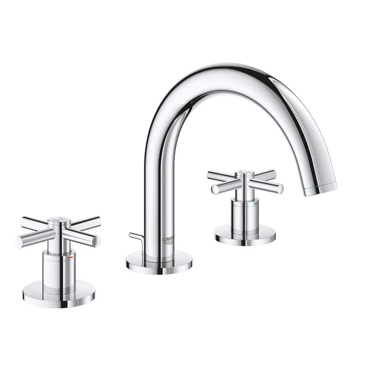 Atrio Cross Handle Set with H and C Caps for Kitchen/Bar/Bathroom Sink Faucets - Frankwebs