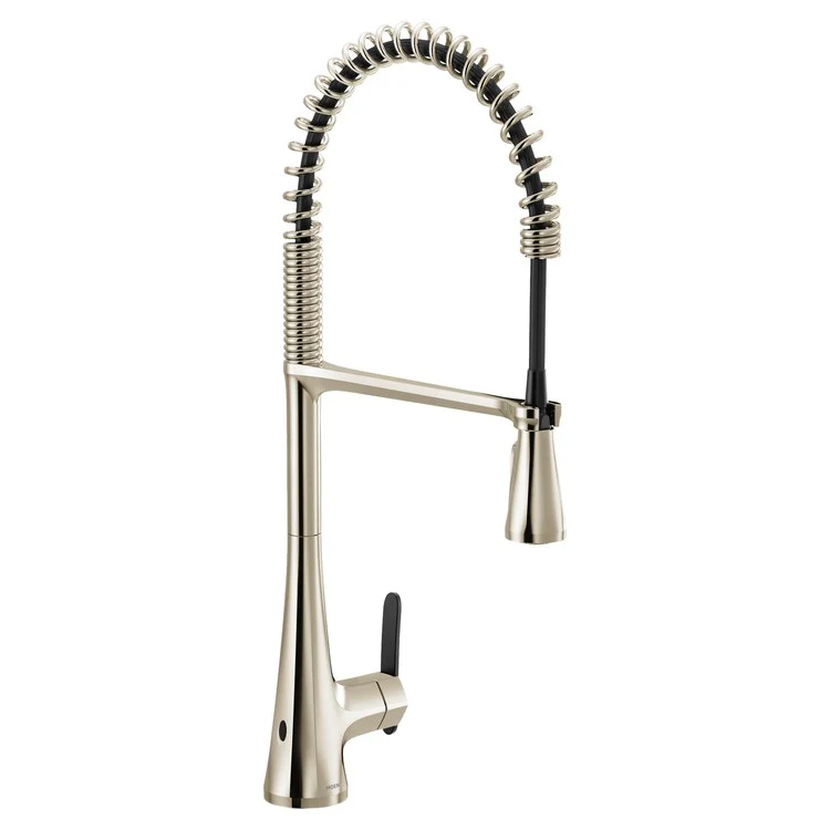 Kitchen Faucet Sinema Touchless Pre-Rinse Spring 1 Lever ADA CALGreen Spot Resist Stainless High Arc 1 Hole PowerClean/MotionSense Wave 1.5 Gallons per Minute - Frankwebs