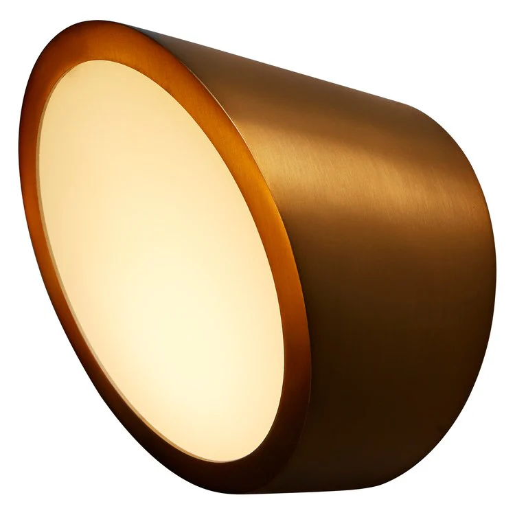 Zeepers Single-Light LED Wall Sconce - Aged Brass - Frankwebs