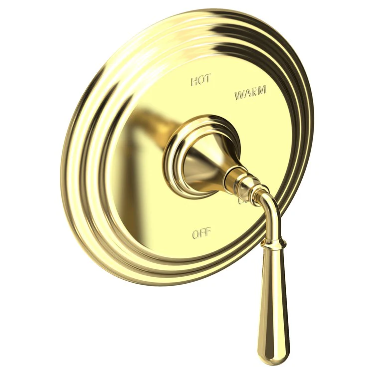 Pressure Balance Valve Trim Bevelle Round 1 Lever Matte White ADA Depth 4-6/7 Inch - Frankwebs