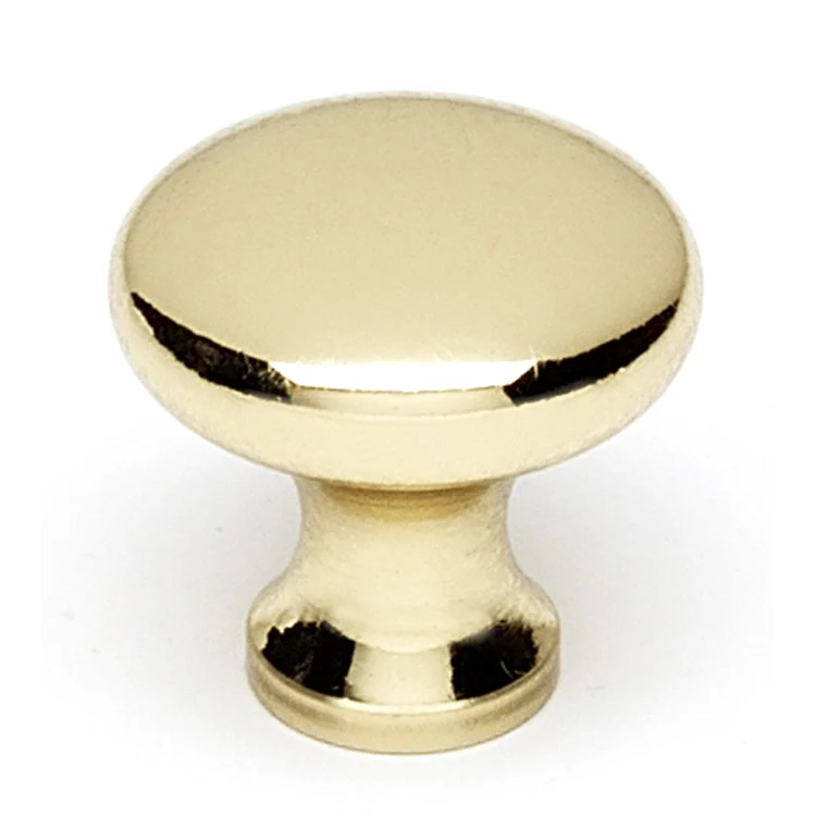 Knob I Collection Round Barcelona Brass 3/4 Inch 3/4 Inch 3/8 Inch - Frankwebs