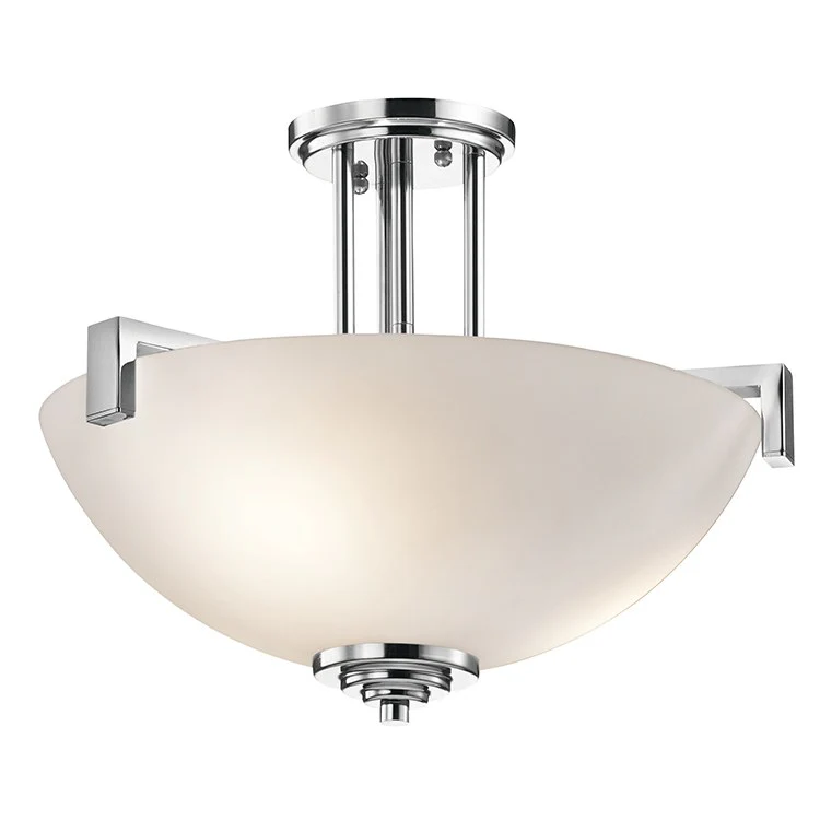 Eileen Three-Light Pendant/Semi-Flush Mount Ceiling Fixture - Frankwebs