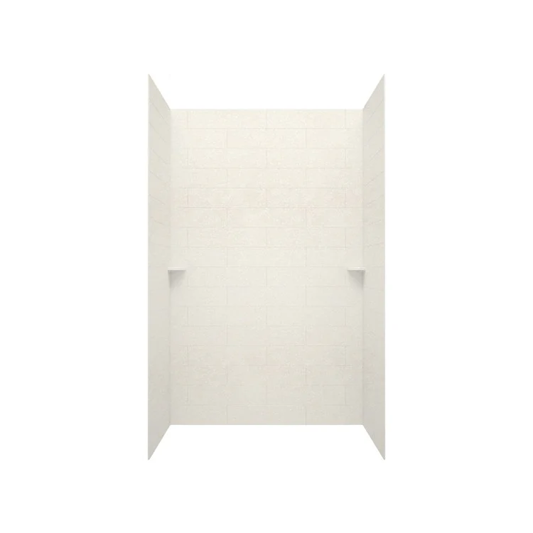 Shower Wall Kit Modern Subway Tile Glue Up 36 x 62 x 96 Inch Carrara Swanstone - Frankwebs