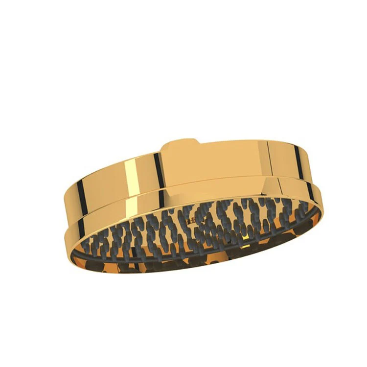 Showerhead Deco 1 Function English Gold 8 Inch 1.75 Gallons per Minute Round Rain - Frankwebs