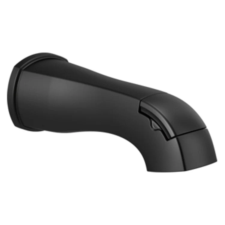 Tub Spout Stryke Pull Up Matte Black 8-5/16 Inch 18 Gallons per Minute Brass - Frankwebs