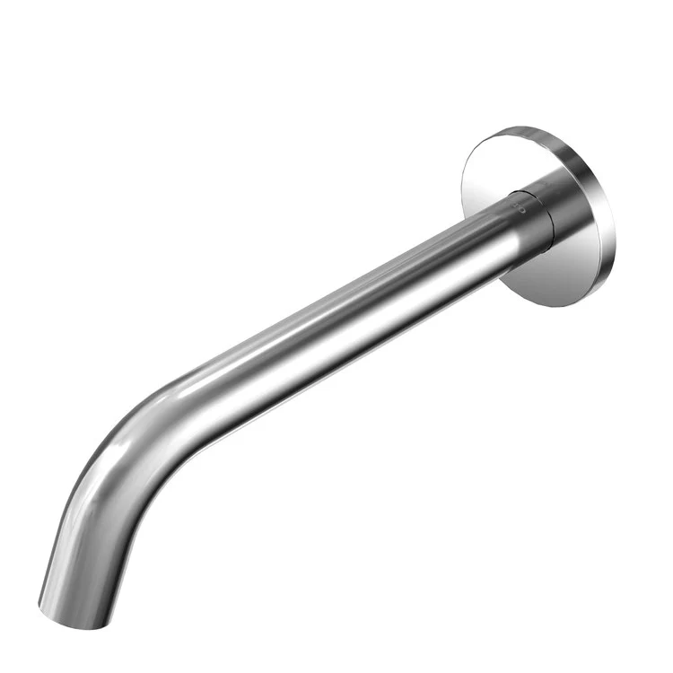 Lavatory Faucet Helix Touchless Wall Mount EcoPower with Thermostatic Valve 0.17GPC ADA Polished Chrome 0.5 Gallons per Minute - Frankwebs